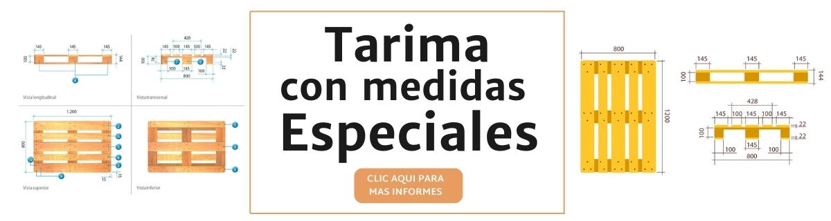 Fabricación de Tarima de Madera con medidas especiales